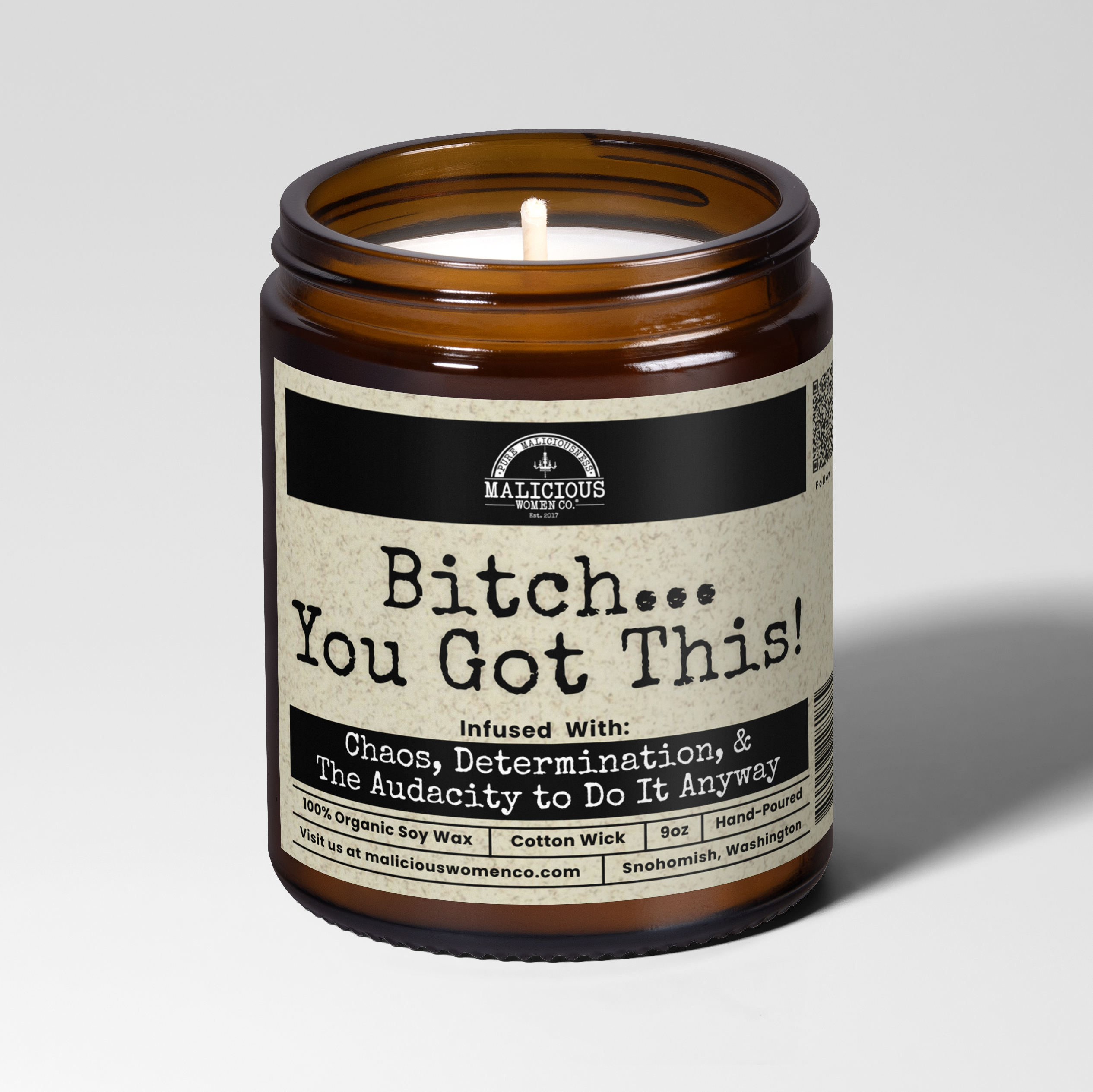 Bitch You Got This 9oz Candle - Fresh Baked Bread Scent