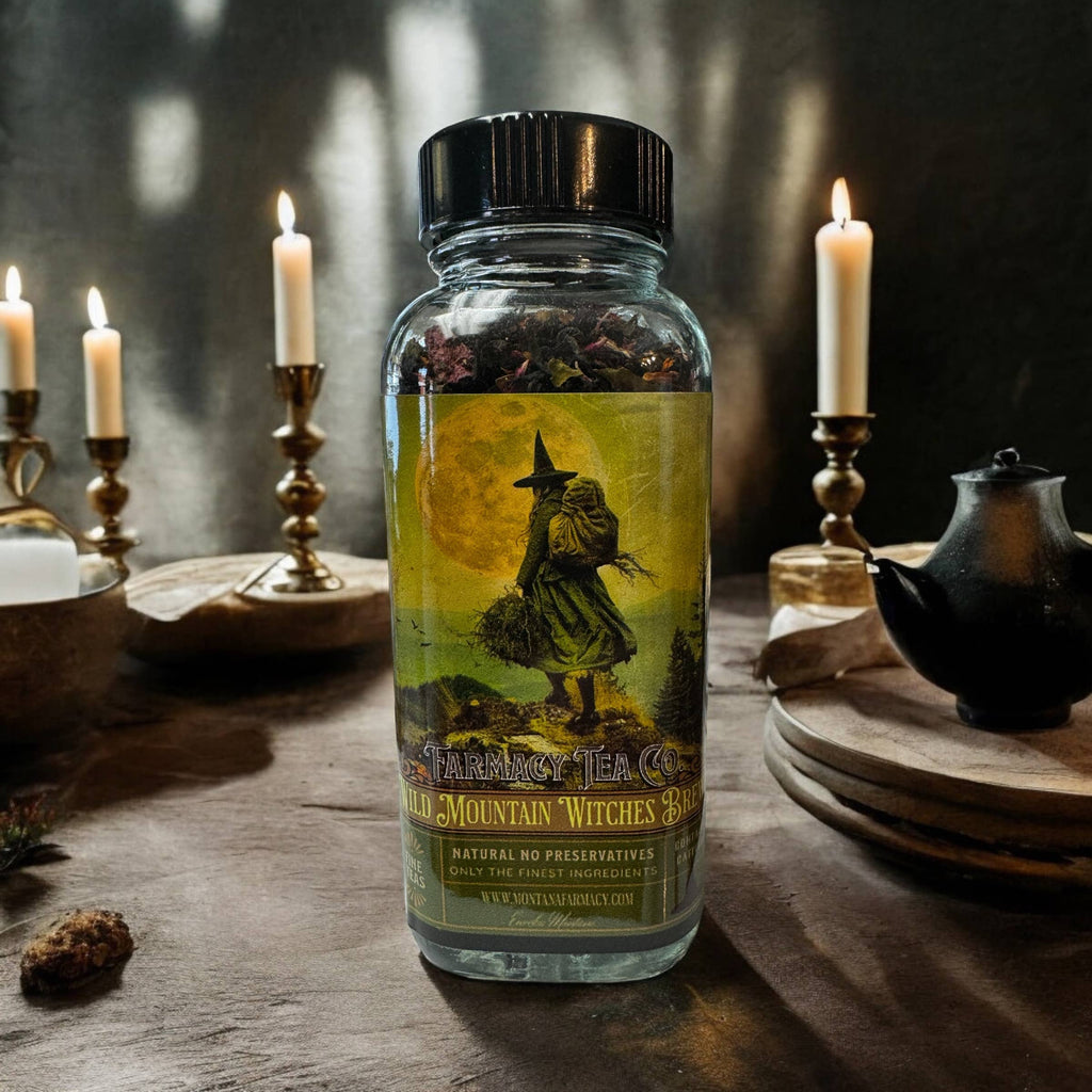 Wild Mountain Witch Tea - Witches Brew Blend for Dark Academia & Cottage Magic
