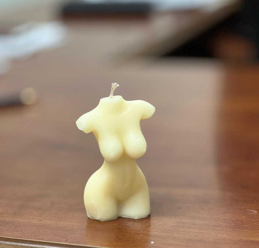 White Lady Torso Ritual Candle | Scented | Vrinda