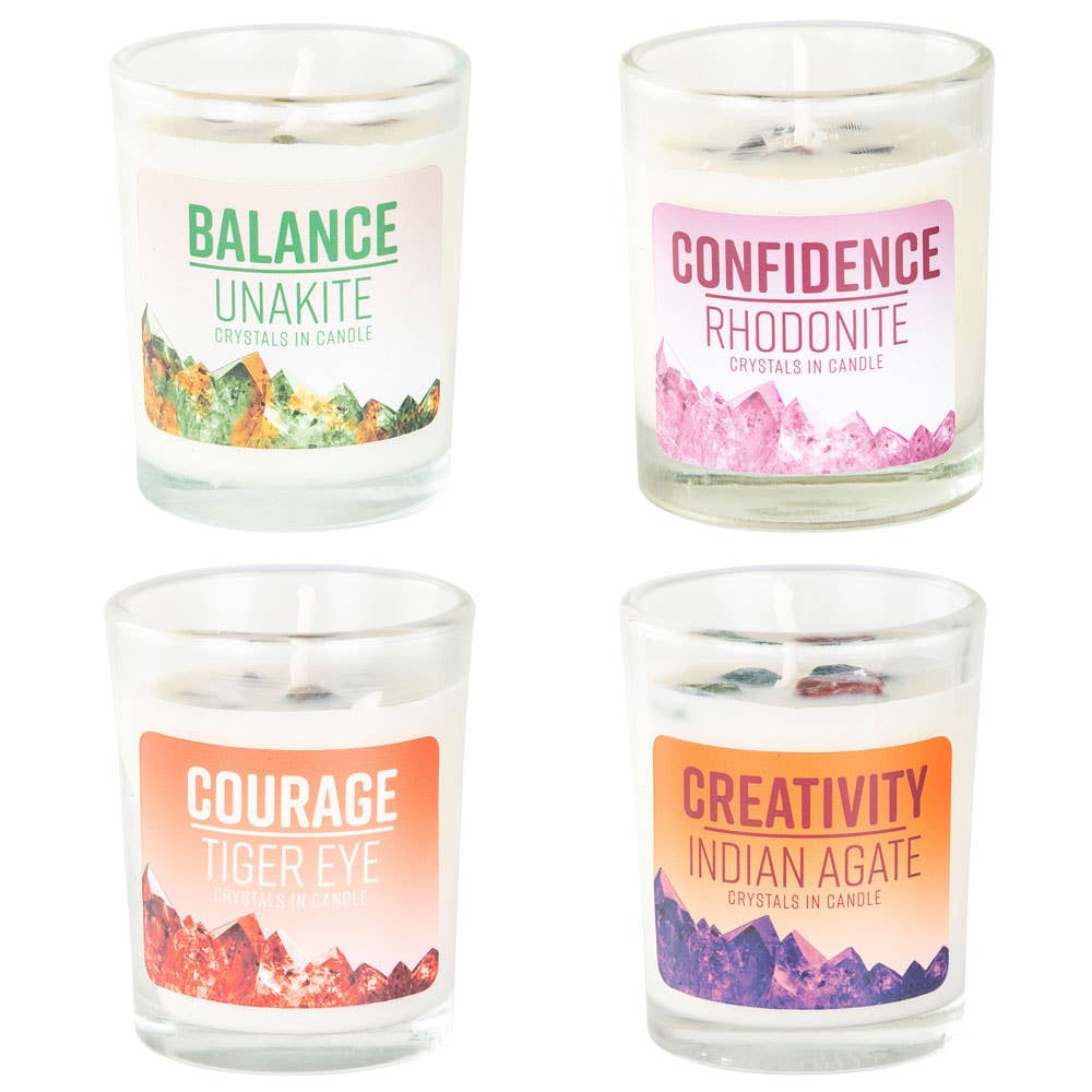 Energy Stone Jar Candles