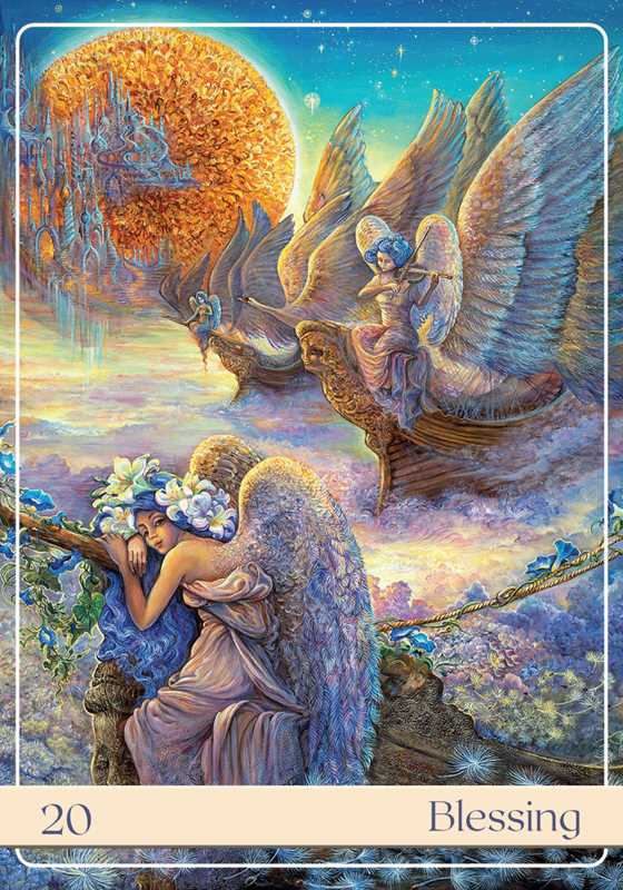 Angelic Vibrations Oracle by Josephine Wall - 50 Card Angel Healing Deck