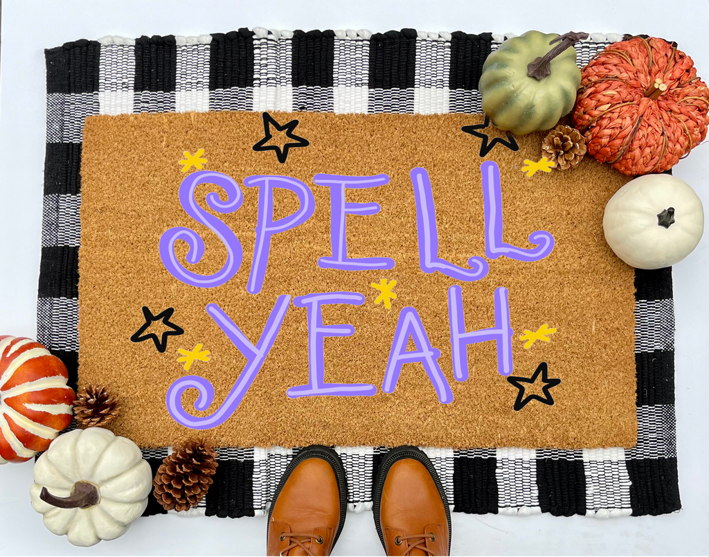 Spell Yeah Coir Doormat | Cindy Hughes Design