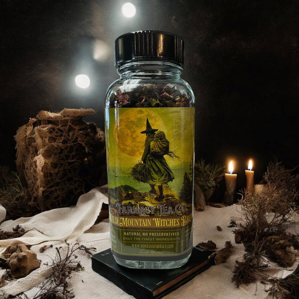 Wild Mountain Witch Tea - Witches Brew Blend for Dark Academia & Cottage Magic