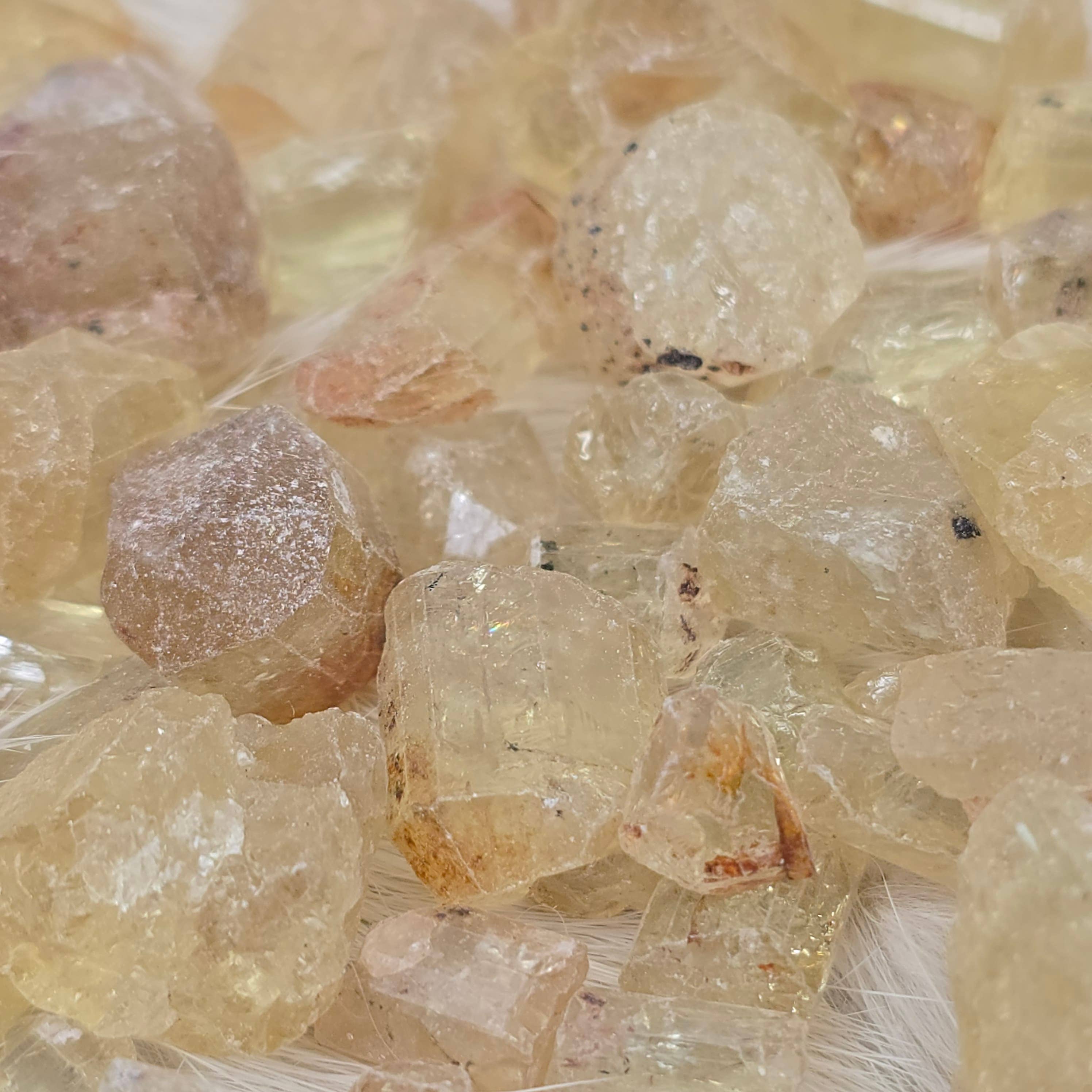 Golden Apatite - Raw Bulk Mineral Specimens
