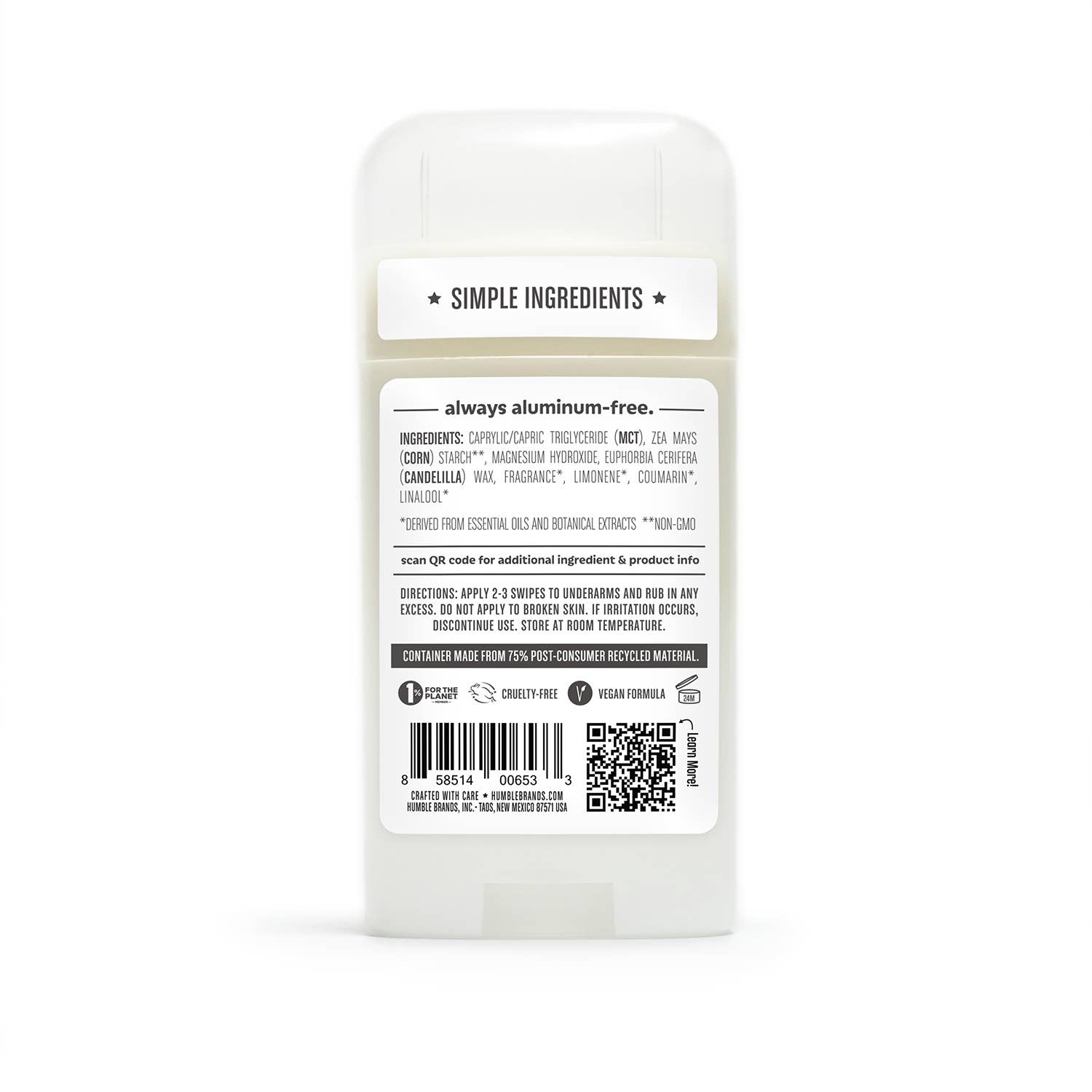 Palo Santo & Frankincense Vegan & Sensitive Deodorant