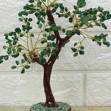 Green Jade Gemstone Tree