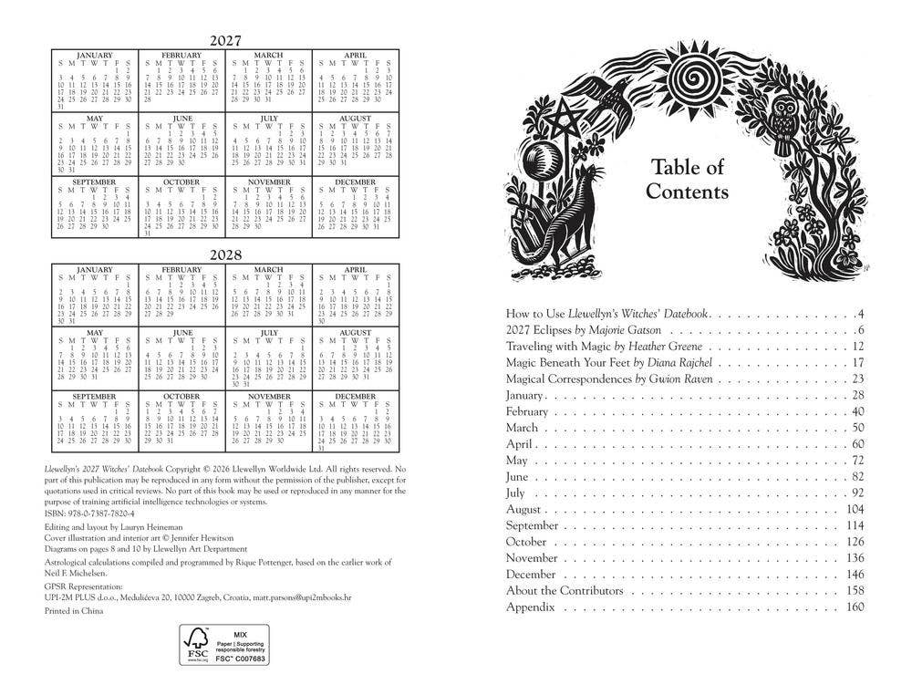 Llewellyn's 2027 Witches' Datebook: Daily Magic