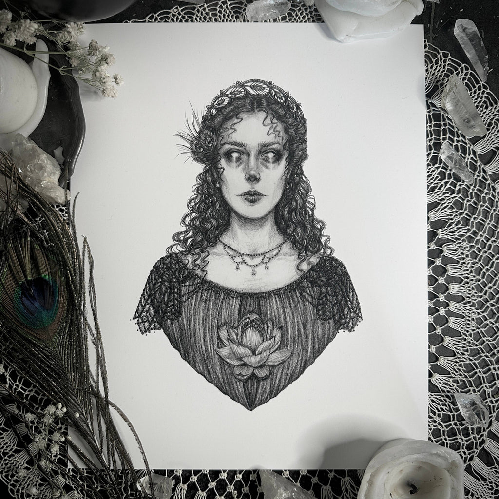 Hera Fine Art Print - Greek Goddess of Women & Marriage