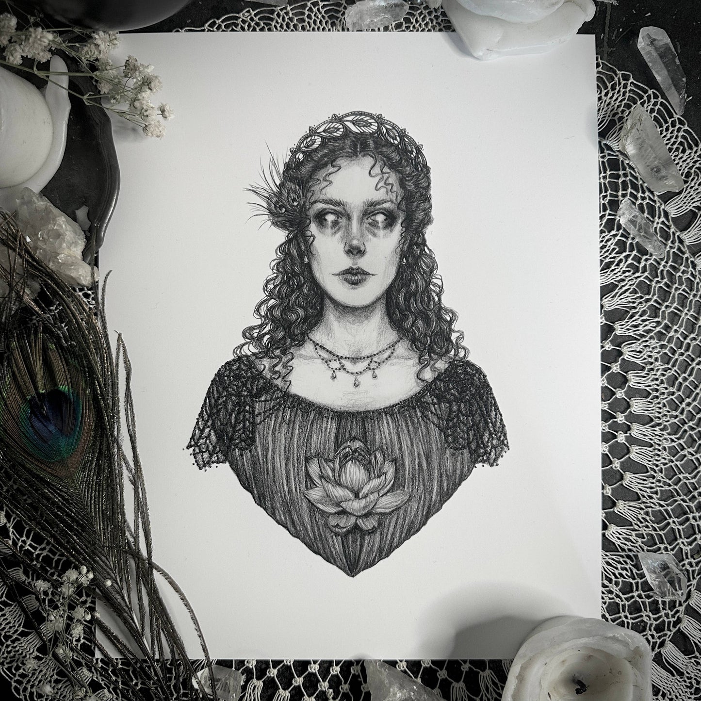 Hera Fine Art Print - Greek Goddess of Women & Marriage