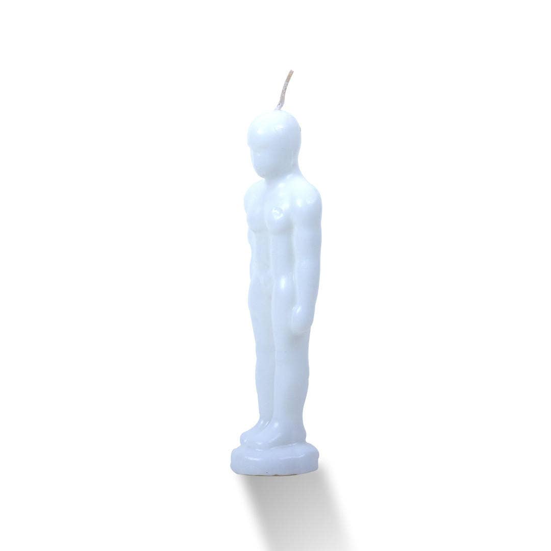 White Man Figure Candle | Vrinda Ritual Candle