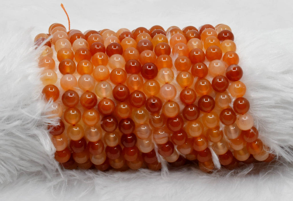 Carnelian Beads 4mm | Natural Gemstone Beads for Jewelry Making