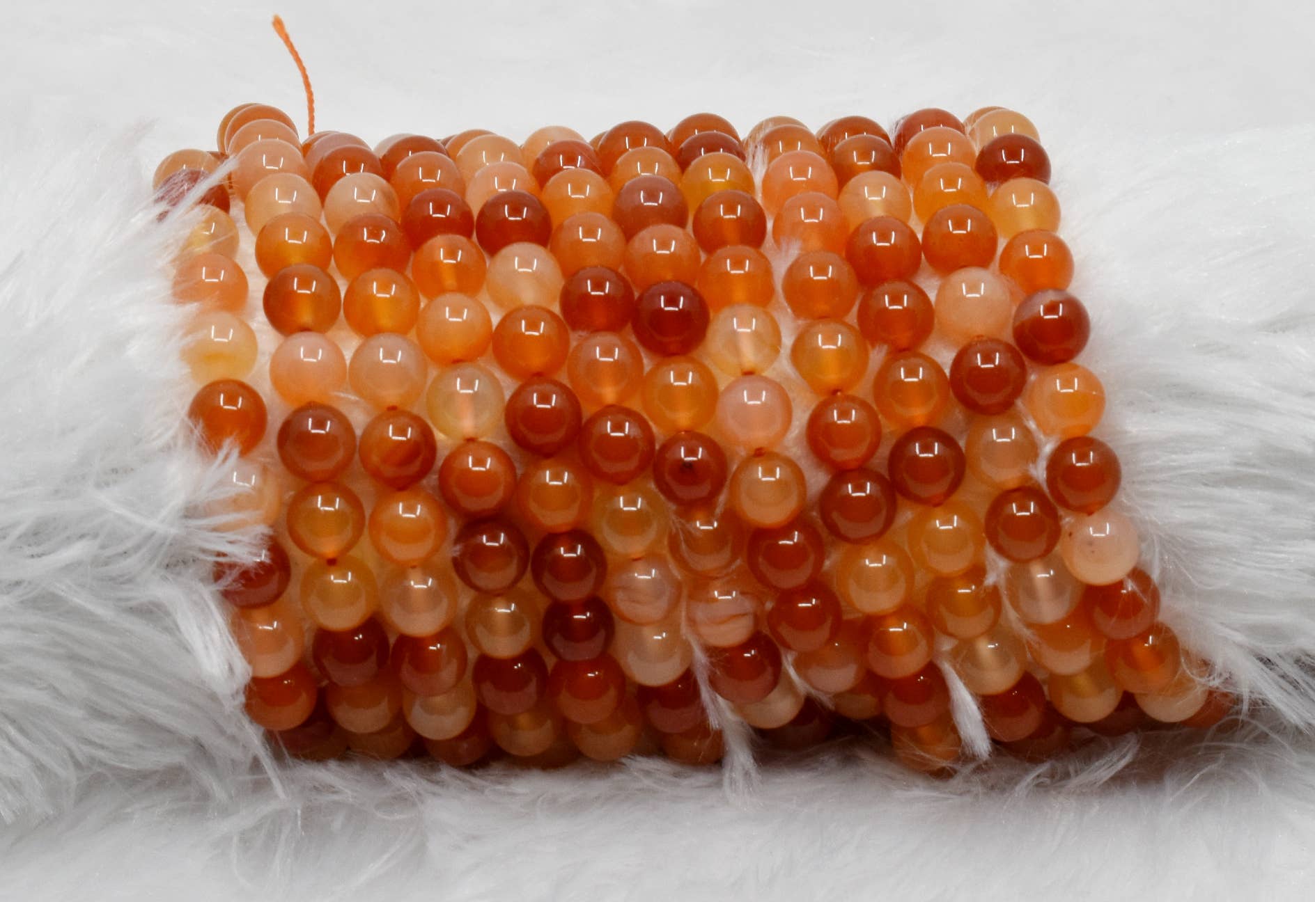 Carnelian Beads 4mm | Natural Gemstone Beads for Jewelry Making