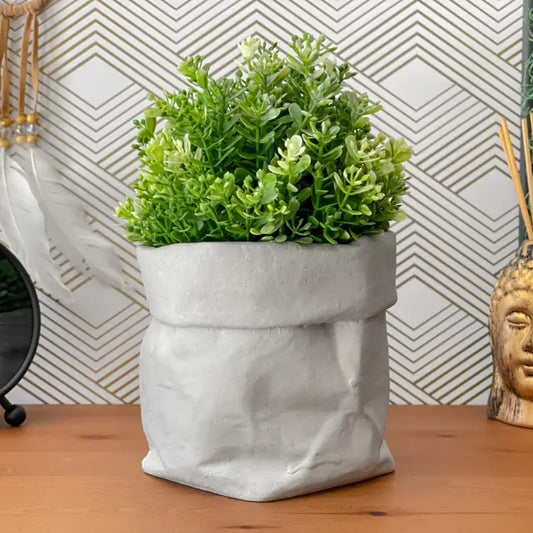 Concrete Plant Holder Paper Bag