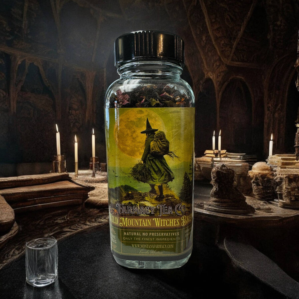 Wild Mountain Witch Tea - Witches Brew Blend for Dark Academia & Cottage Magic