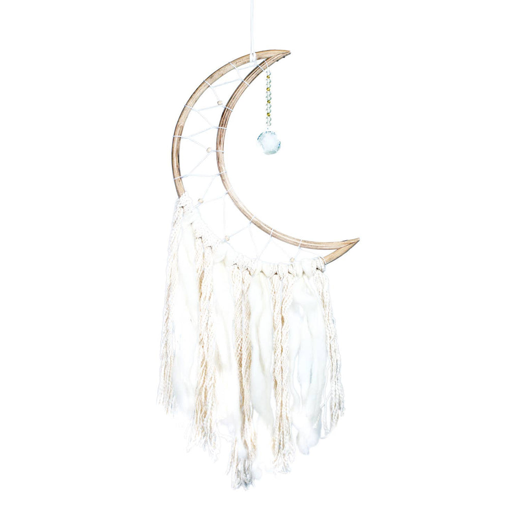 Small White Moon Wall Decor