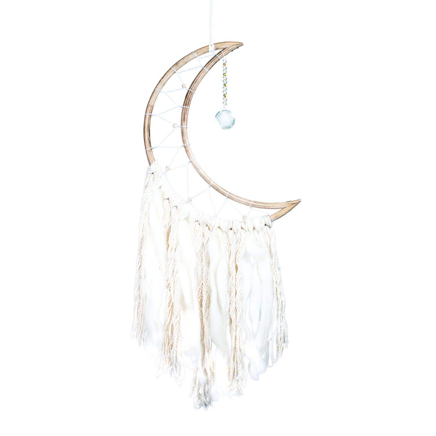 Small White Moon Wall Decor