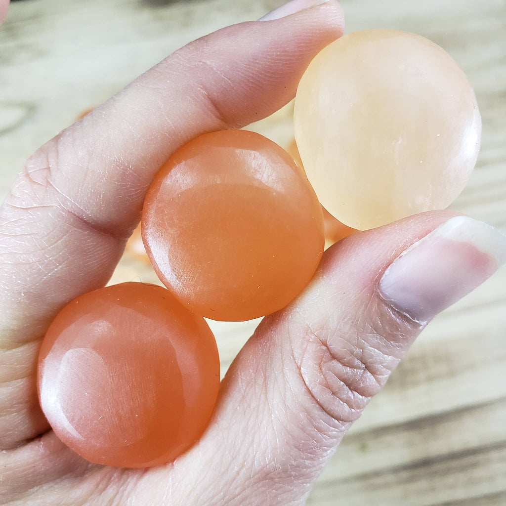 Orange Selenite Tumbles