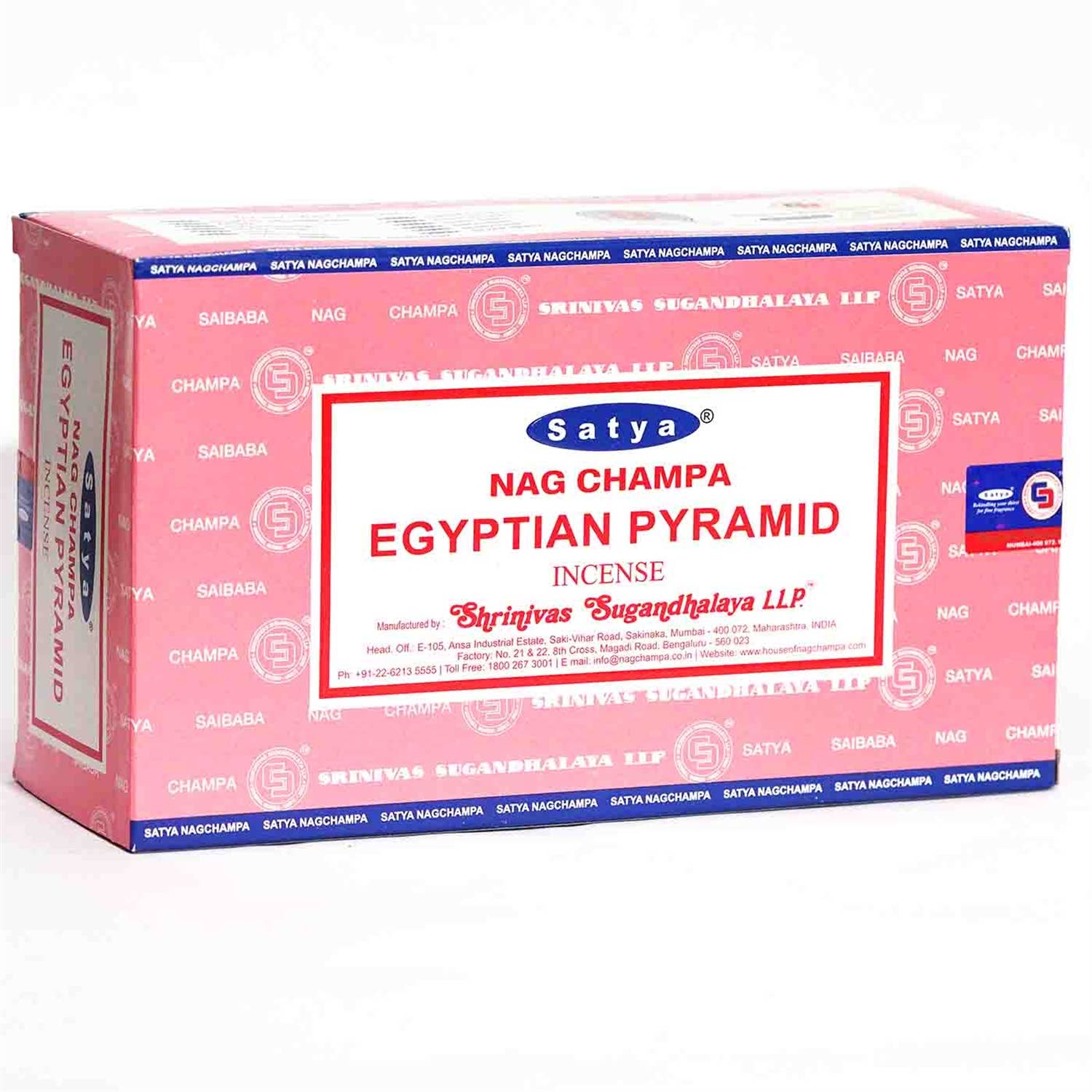 Satya Egyptian Pyramid Incense Sticks - 15g Box