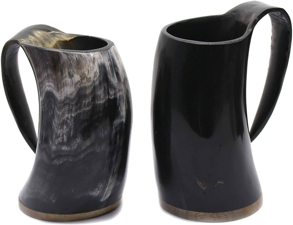 Viking Drinking Horn (Set Of 7) | 2 Mugs + 4 Shot Glass