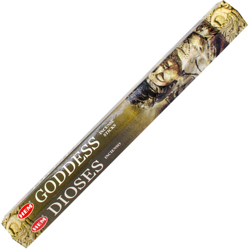 HEM Goddess Incense Sticks - Hex Pack 20 Sticks