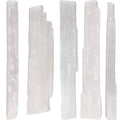 White Selenite Wand - Rough Natural Crystal Stick 15.5"