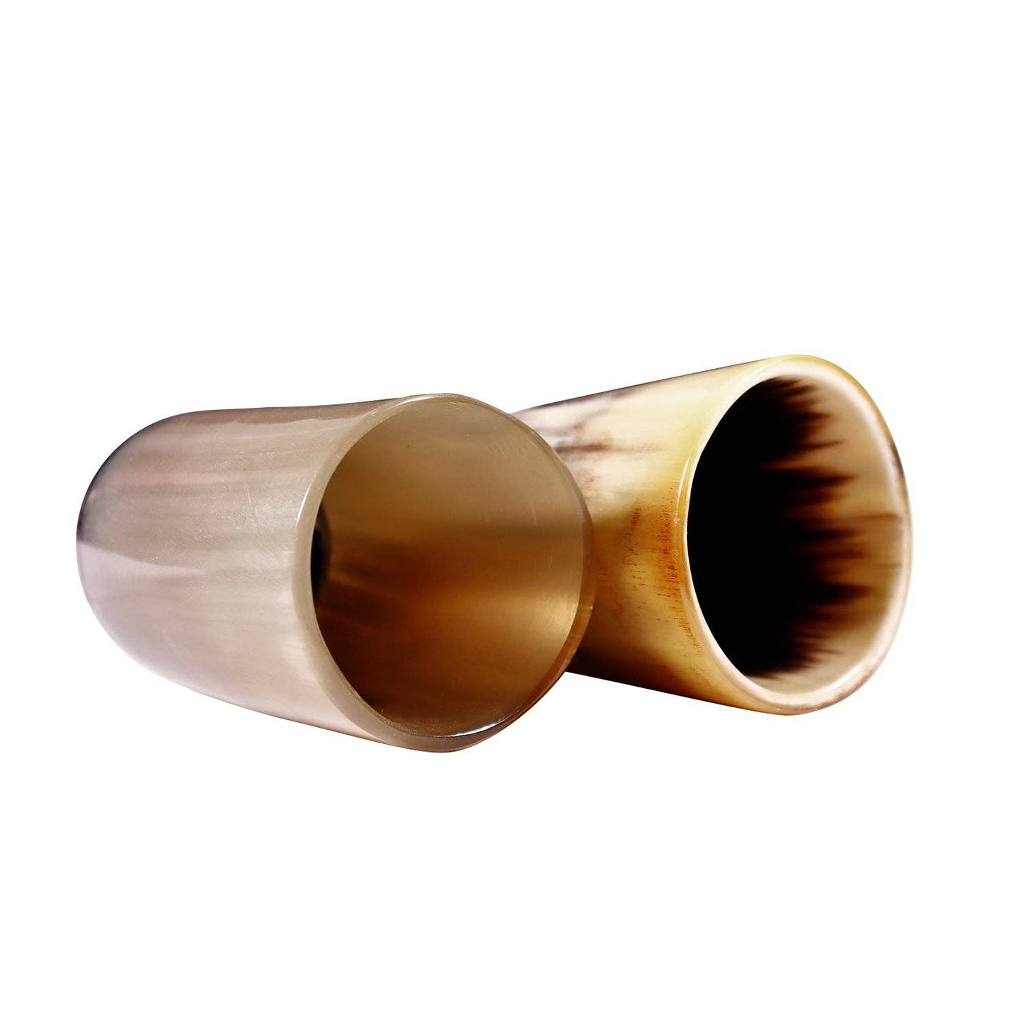 Whiskey Shot Glasses Real Horn Mug Cup - Set of 2 Pcs