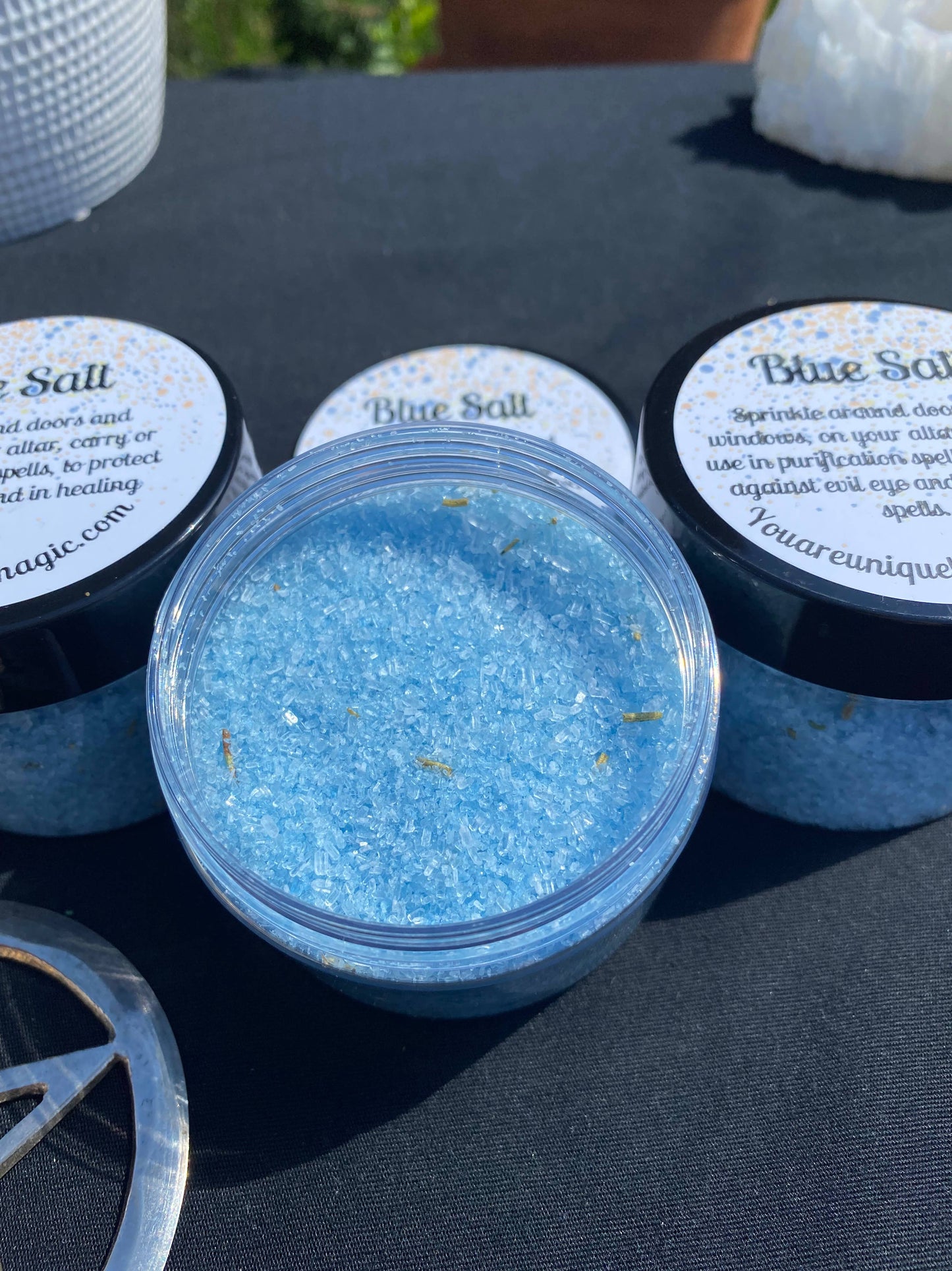 Blue Salt - Handcrafted Protection & Healing Ritual Salt 5 oz