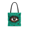 All Seeing Eye Tote Bag Teal
