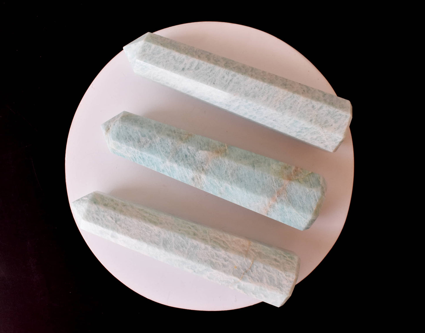 Amazonite Crystal Tower | Healing Obelisk Point | Natural Gemstone Tower