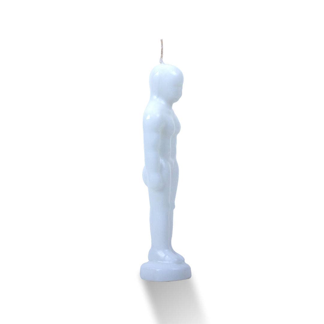 White Man Figure Candle | Vrinda Ritual Candle