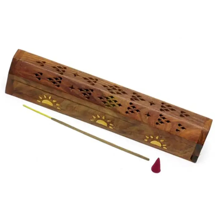 Incense Burner w/Brass Inlay