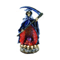 Grim Reaper Backflow Incense Burner with LED – 10" Red
