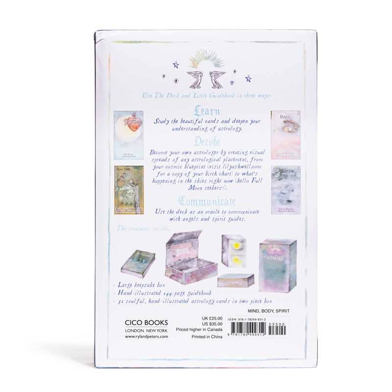Heavenly Bodies Astrology Oracle Deck by Lily Ashwell - 44 Card Celestial Divination Set