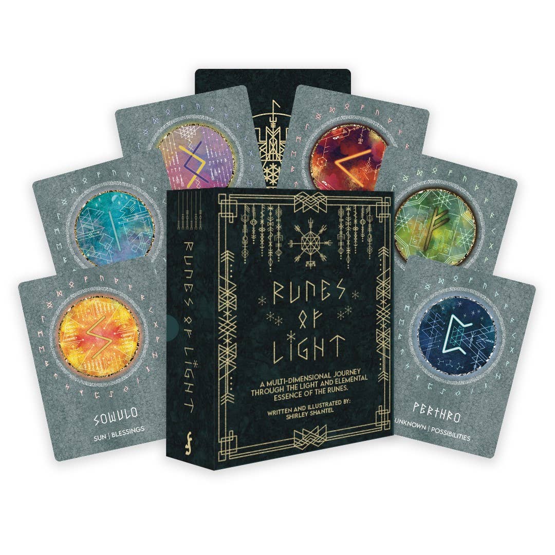 Runes of Light Oracle Deck: 28 Cards & Full-Color Guidebook