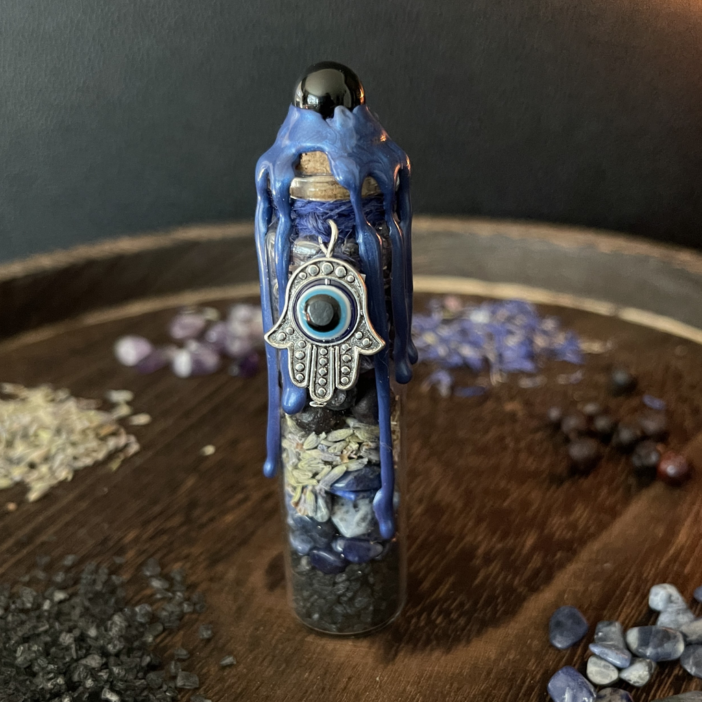 Evil Eye Protection Spell Jar, Nazar Spell Bottle