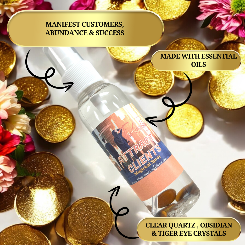 Attract Clients Magic Spray | Abundance & Business Prosperity Ritual Mist
