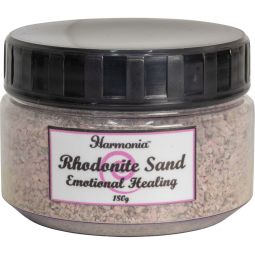 Gemstone Sand Jar - Rhodonite