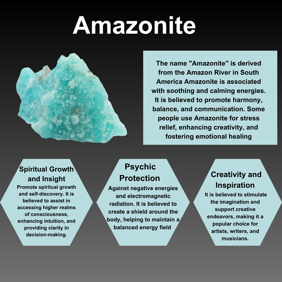 Amazonite Crystal Tower | Healing Obelisk Point | Natural Gemstone Tower