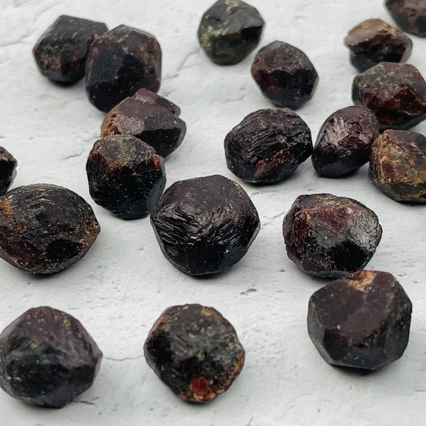 Garnet  Deep Red Rough Stones