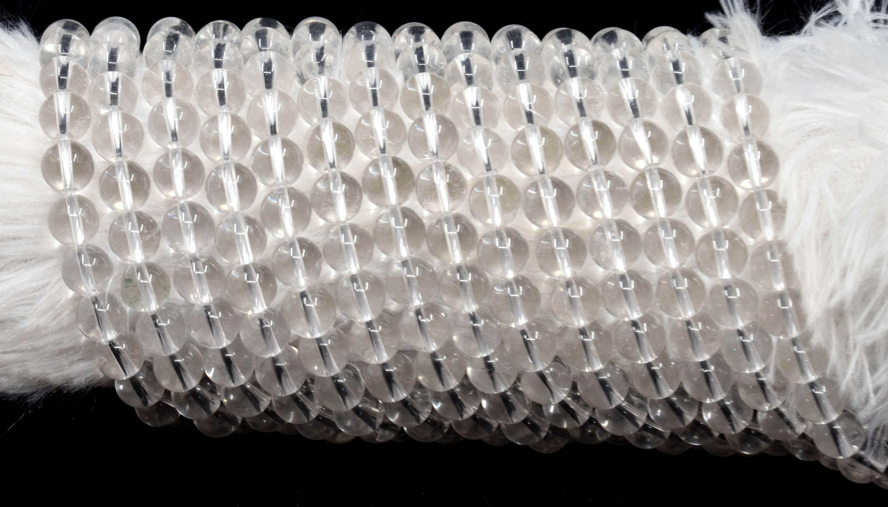 Clear Quartz Beads 8mm | Natural Crystal Gemstone Beads for Jewelry Making