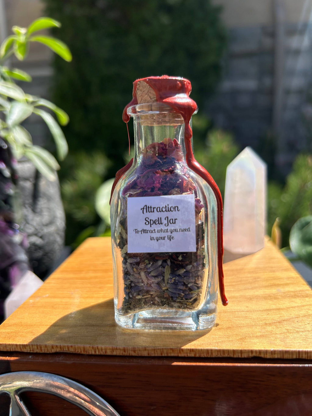 Attraction Spell Jar - Handcrafted Manifestation Tool for Love, Abundance & Success