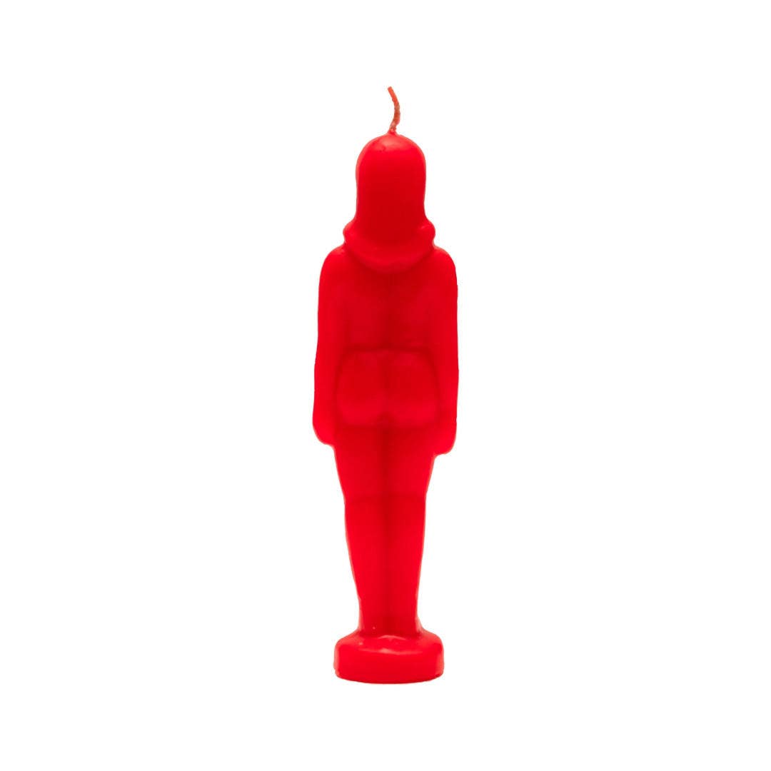 Red Lady Figure Candle | Vrinda Ritual Candle