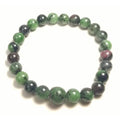 Ruby Zoisite Stretchy Beaded Bracelet