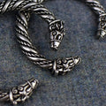 Large and Chunky Pewter Viking Horse Bracelet