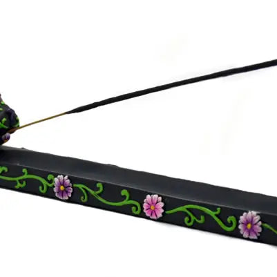 Black Cat Day of the Dead Incense Burner