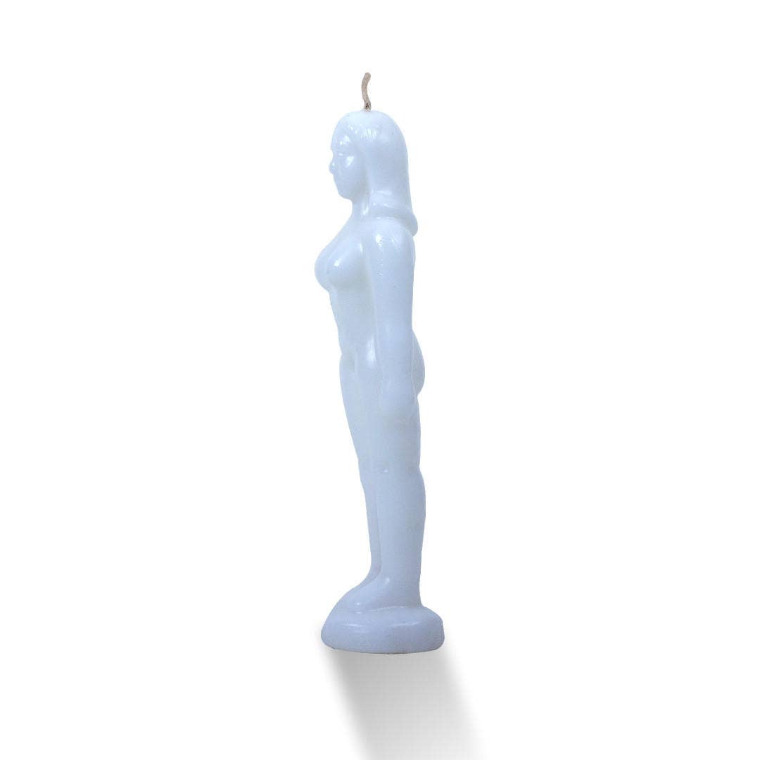 White Lady Figure Candle | Vrinda Ritual Candle
