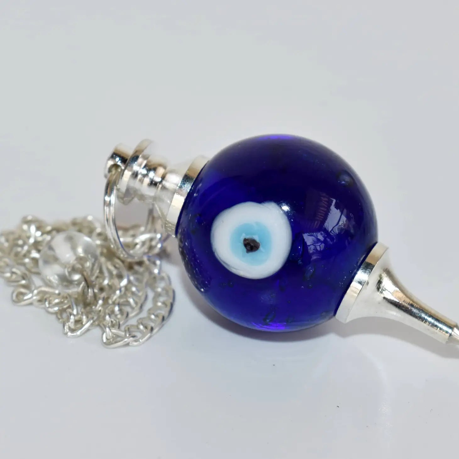 Evil Eye Crystal Ball Pendulum | Protection & Divination