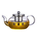 Glass Teapot with Stainless Steel Infuser and Lid (40oz.)