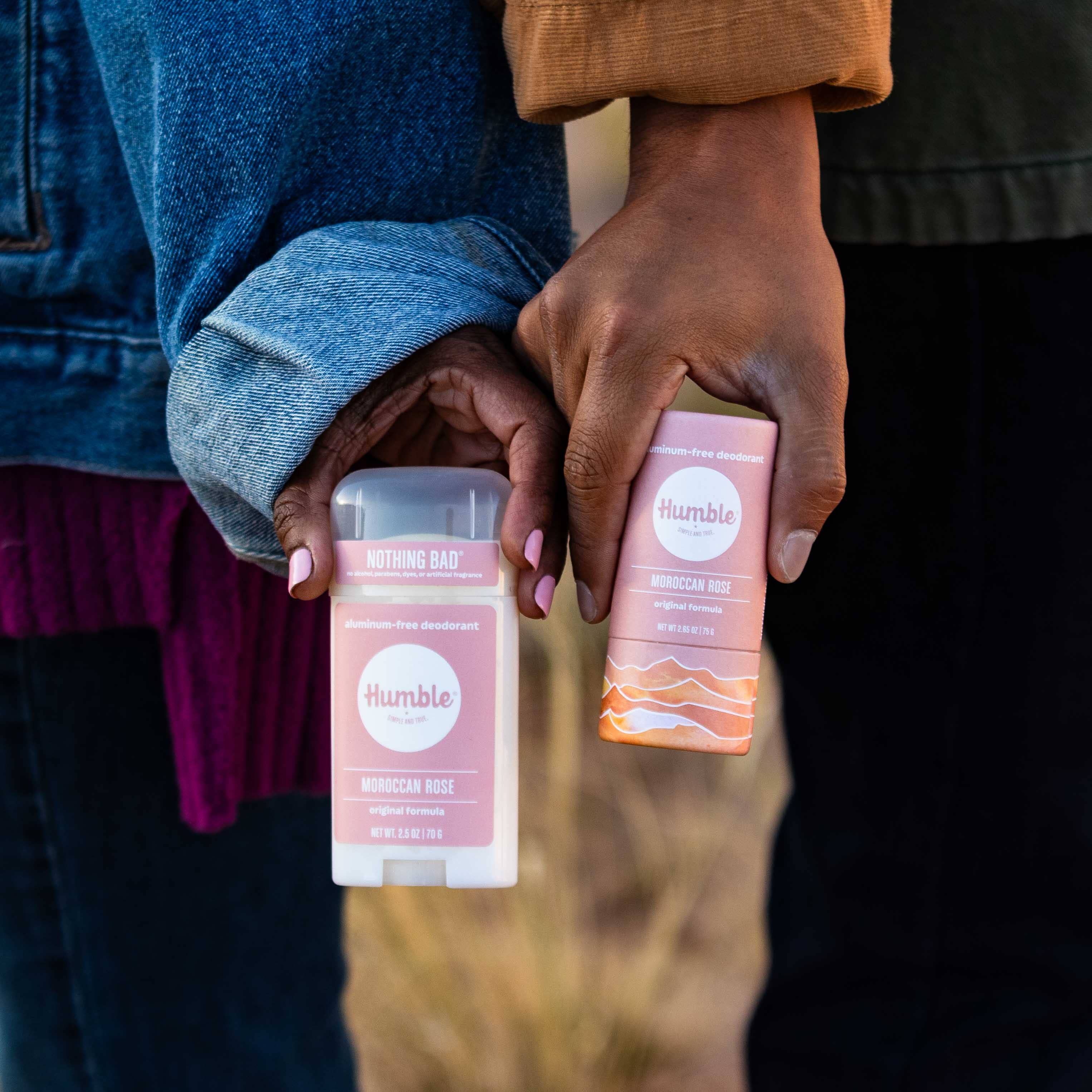 Moroccan Rose Natural Deodorant - Aluminum Free