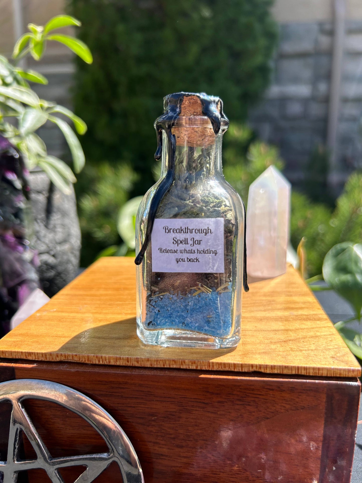 Breakthrough Spell Jar - Handcrafted Road Opener & Hex Breaker